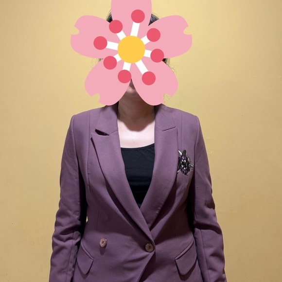 Women's 2-Piece Suit - Elegant Blazer and Trousers Set for Professional Style Bu - Picture 2 of 7